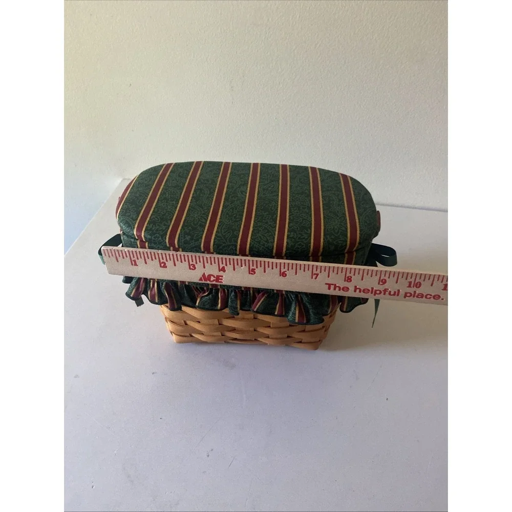 Longaberger Dresden & Company Tour Basket W/ Handle, Padded top & Handle 1996